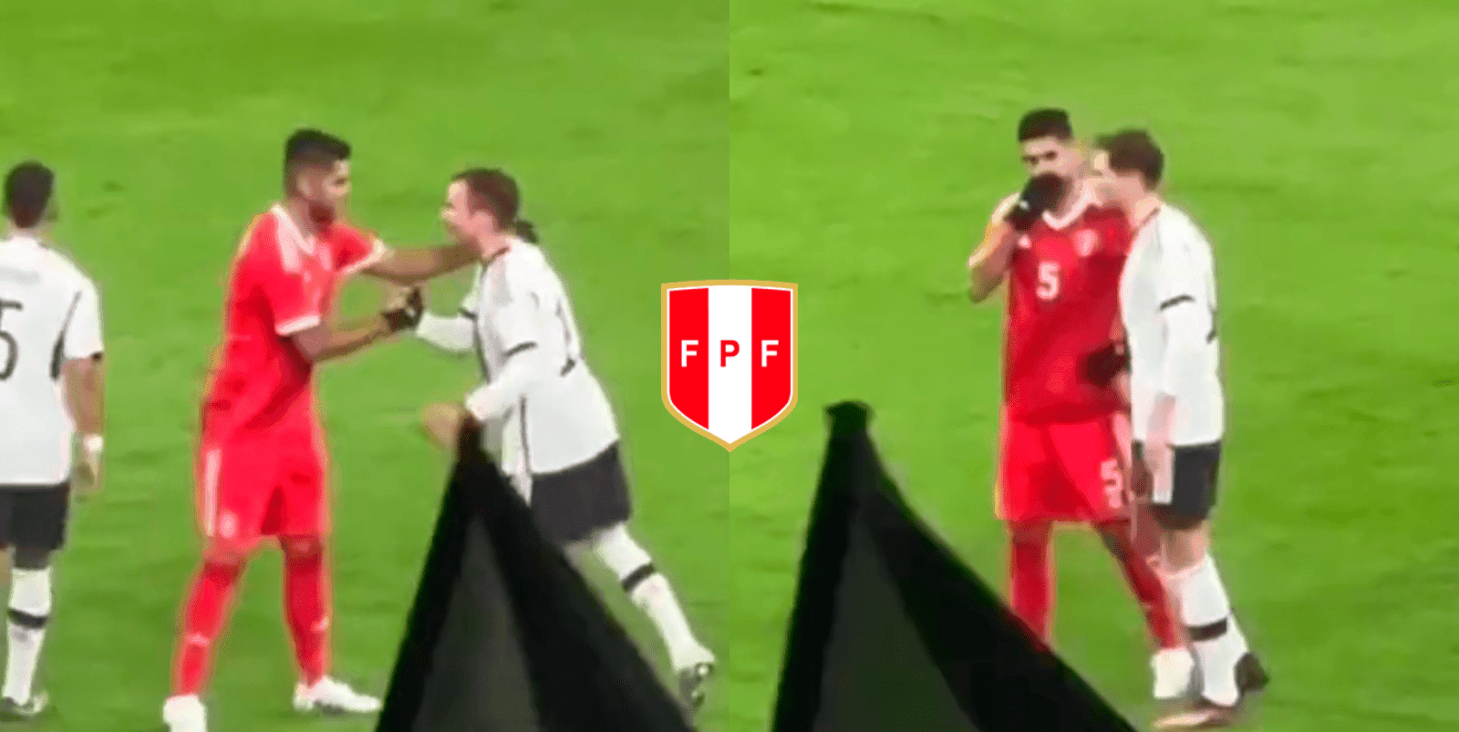 Carlos Zambrano tuvo un paso por la Bundesliga y los jugadores de Alemania lo reconocieron en el campo