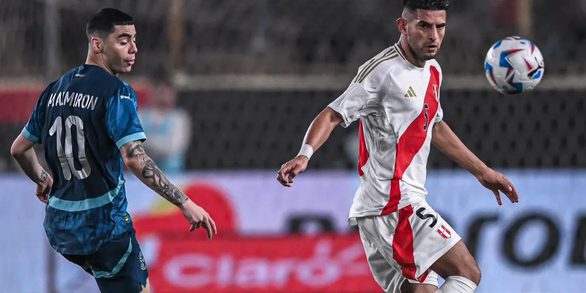Carlos Zambrano y Miguel Almirón (Foto: Selección Peruana)