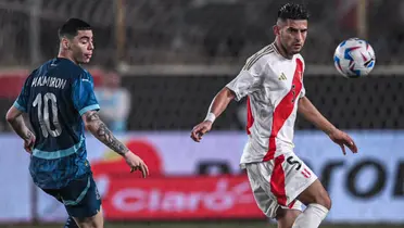 Carlos Zambrano y Miguel Almirón (Foto: Selección Peruana)