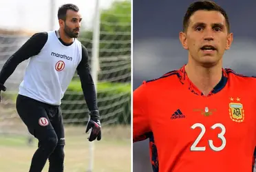 Carvallo imitó a 'Dibu' Martínez