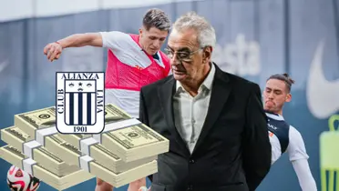 Catriel Cabellos - Erick Noriega - Jorge Fossati (Foto: Club Alianza Lima)