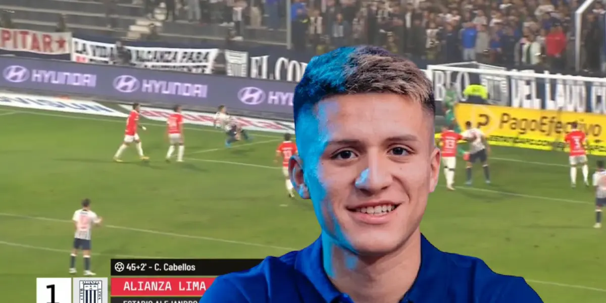 Catriel Cabellos (Foto: Captura Liga 1 Max)