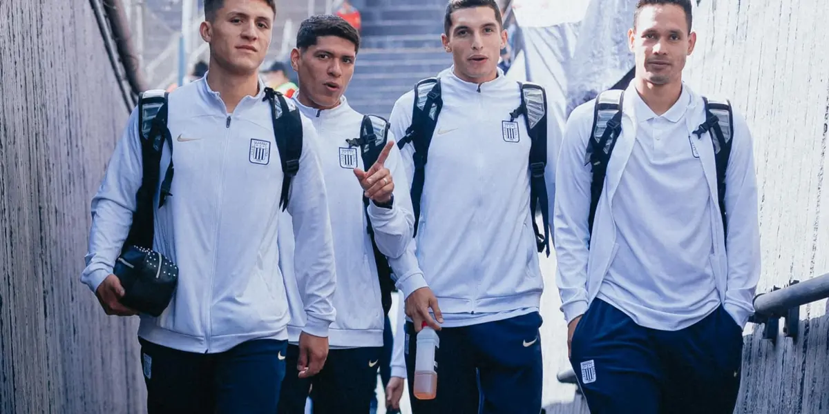 Catriel Cabellos - Jesús Castillo - Kevin Serna - Renzo Garcés (Foto: Alianza Lima)