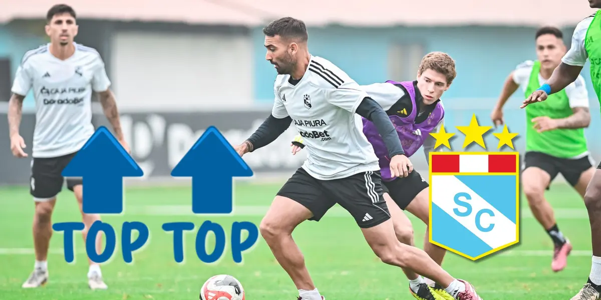 Cazonatti, Cauteruccio, Wisdom y Pretell entrenando en La Florida