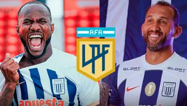 Cecilio Waterman, al lado Hernán Barcos.