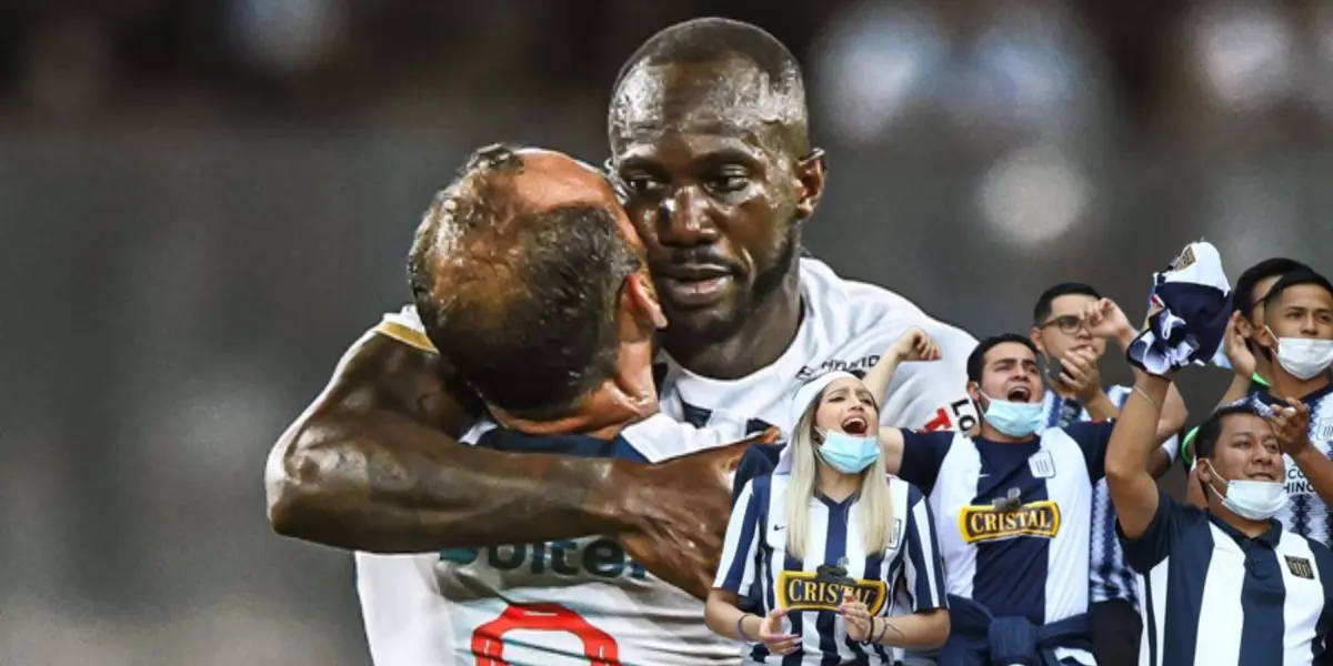 Cecilio Waterman con la camiseta de Alianza Lima.