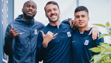 Cecilio Waterman - Sebastián Rodríguez - Ricardo Lagos (Foto: Alianza Lima)