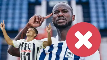 Cecilio Waterman señalando su cabeza y Kevin Serna celebrando con las manos arriba