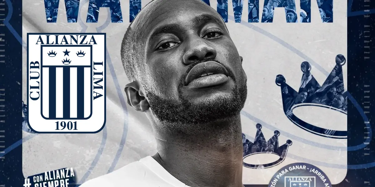 Cecilio Waterman ya es nuevo jugador de Alianza Lima