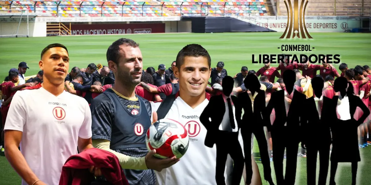 Celi, Calcaterra y Corzo viendo un entrenamiento de sus compañeros en el Estadio Monumental