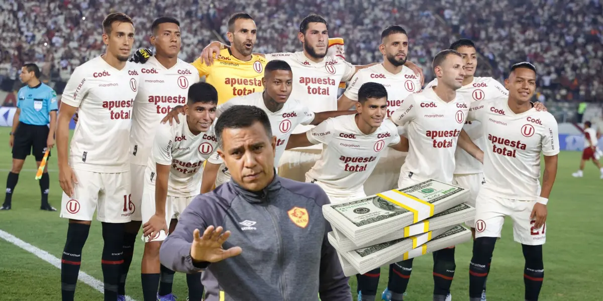 César Farías cerca de llagar a Universitario de Deportes.