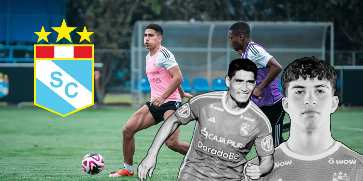 Chávez, Ascues, Ávila y Otoya (Foto: Club Sporting Cristal)