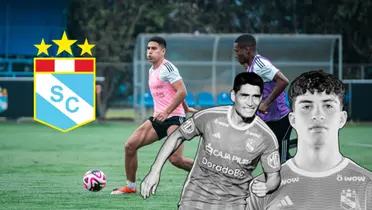 Chávez, Ascues, Ávila y Otoya (Foto: Club Sporting Cristal)
