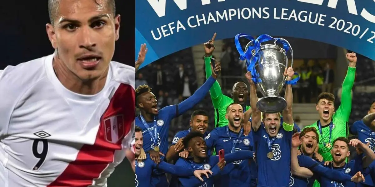 Chelsea se coronó campeón de la Champions League y en plenos festejos se acordaron de Paolo Guerrero