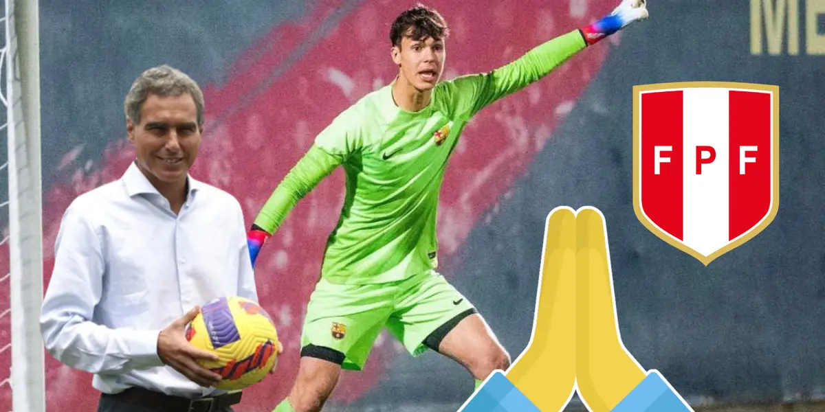 Chemo del Solar con un balón y Diego Kochen dando indicaciones