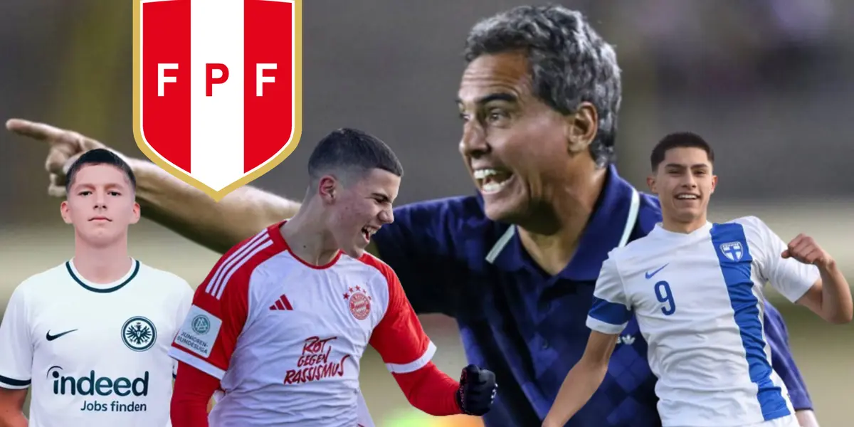 Chemo del Solar gritando, Felipe Chávez, Philipp Eisele y Alberto Velásquez