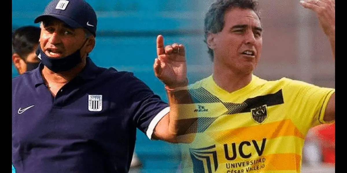 Chemo del Solar y Carlos Bustos calentaron la previa del partido entre Vallejo y Alianza Lima.
