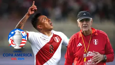 Christian Cueva, al lado Jorge Fossati dirigiendo a la bicolor. FOTO: Fútbol Peruano 