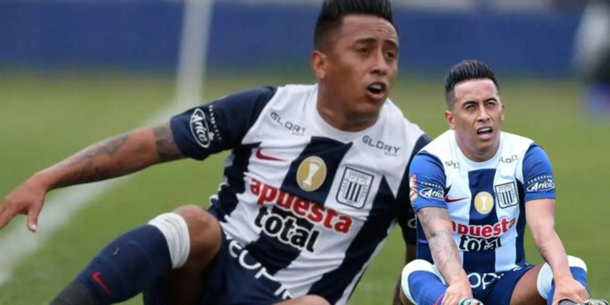 Christian Cueva con la camiseta de Alianza Lima.