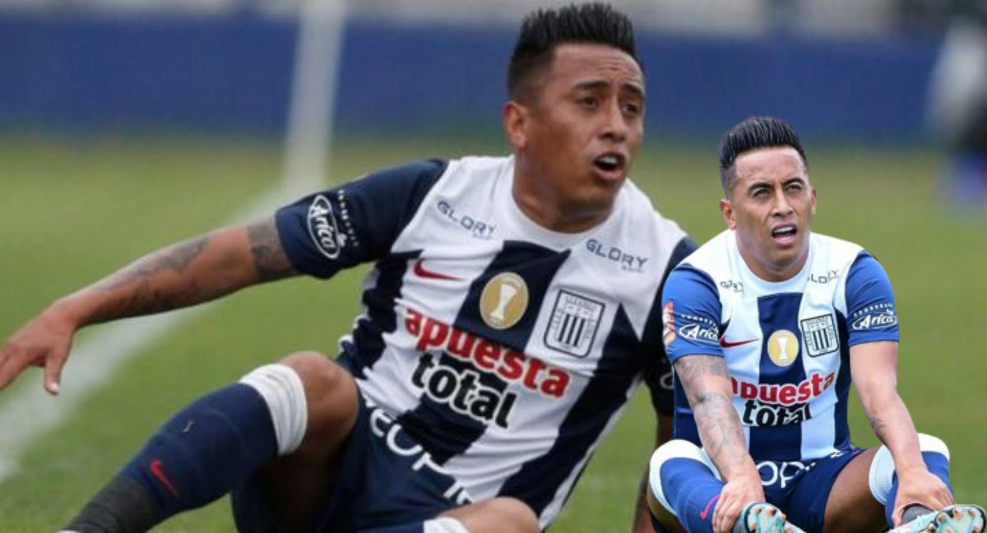 Christian Cueva con la camiseta de Alianza Lima.