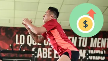 Christian Cueva entrenando en Videna (Foto: Selección Peruana)