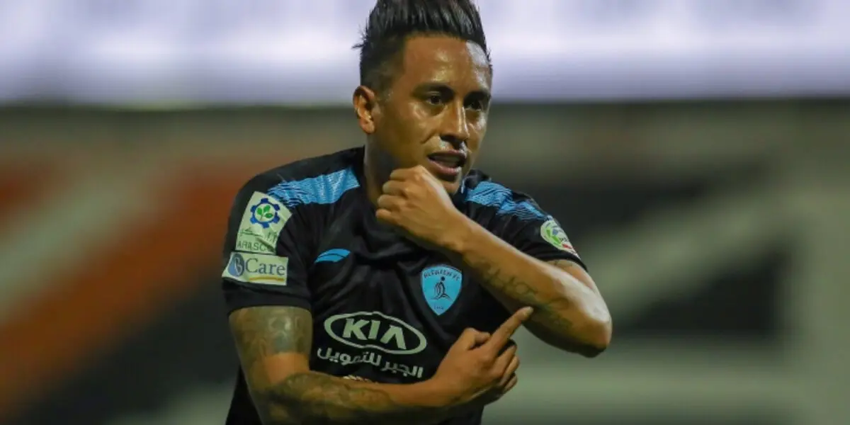 Christian Cueva fue uno de los jugadores más destacados en el último partido del Al Fateh pero fue sustituido.