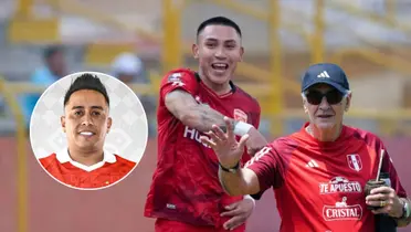 Christian Cueva - Jean Deza - Jorge Fossati (Foto: Liga 1)