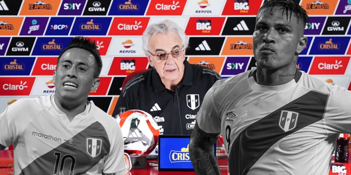 Christian Cueva - Jorge Fossati - Paolo Guerrero (Foto: FPF)