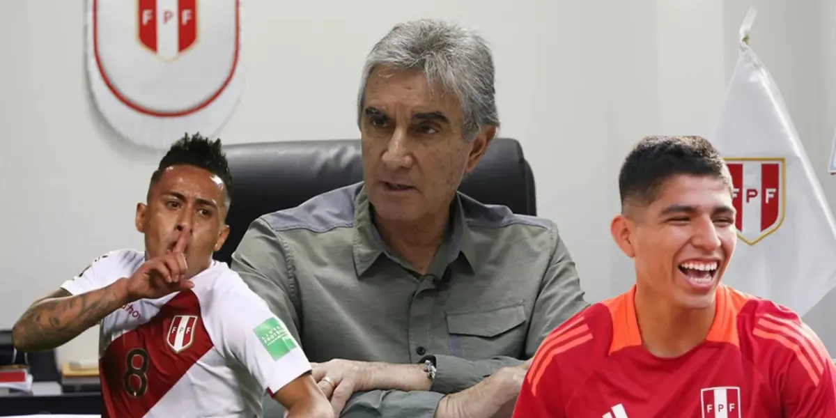 Christian Cueva, Juan Carlos Oblitas y Piero Quispe (Foto: Líbero)