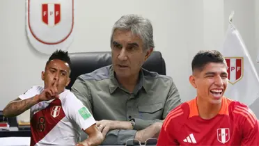 Christian Cueva, Juan Carlos Oblitas y Piero Quispe (Foto: Líbero)
