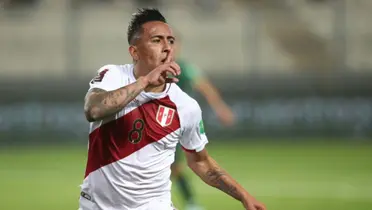 Christian Cueva jugando para la Selección Perú. FOTO: Infobae