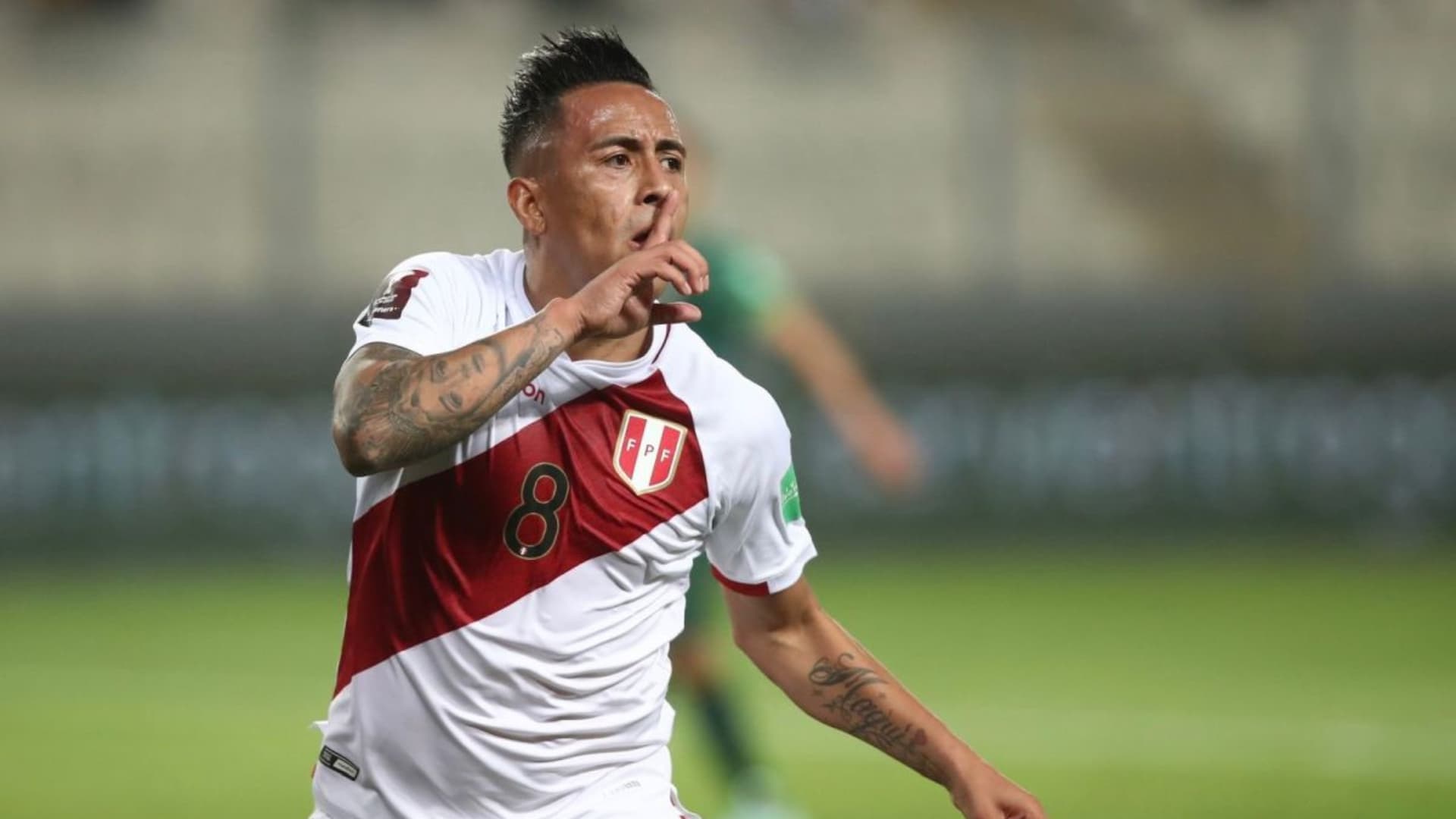 Christian Cueva jugando para la Selección Perú. FOTO: Infobae