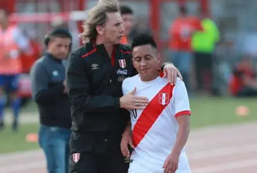 Christian Cueva tuvo un error que molestó al entrenador