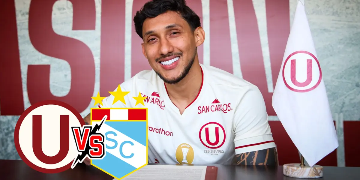 Christofer Gonzales en su presentación (Foto: Universitario de Deportes)