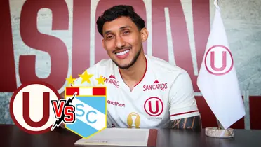 Christofer Gonzales en su presentación (Foto: Universitario de Deportes)