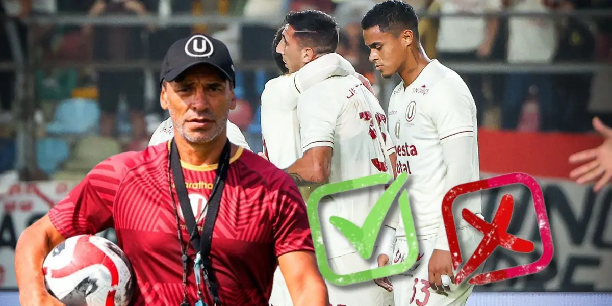 Christopher Olivares en el partido de hoy y delante Fabián Bustos