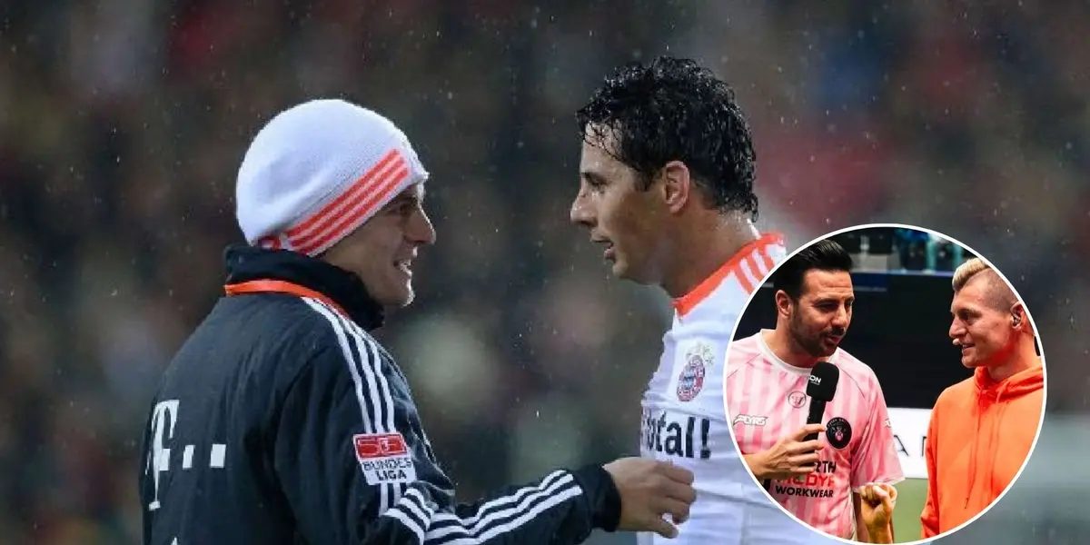 Claudio Pizarro - Toni Kroos (Foto: X)