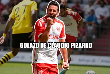 Claudio Pizarro volvió a las canchas y lo hizo con un golazo
