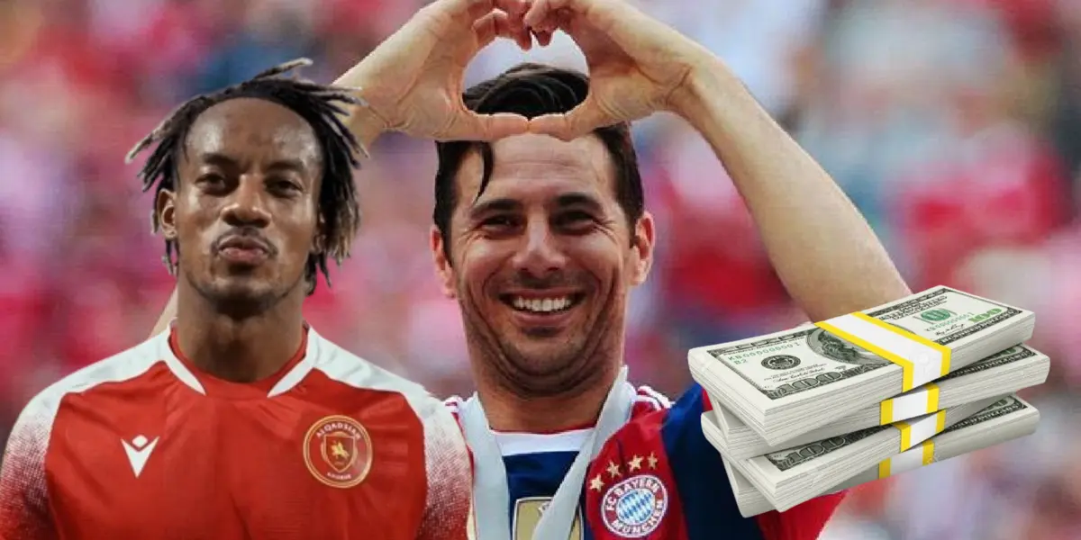 Claudio Pizarro y André Carrillo, cuando representaron a sus respectivos clubes. FOTO: RPP