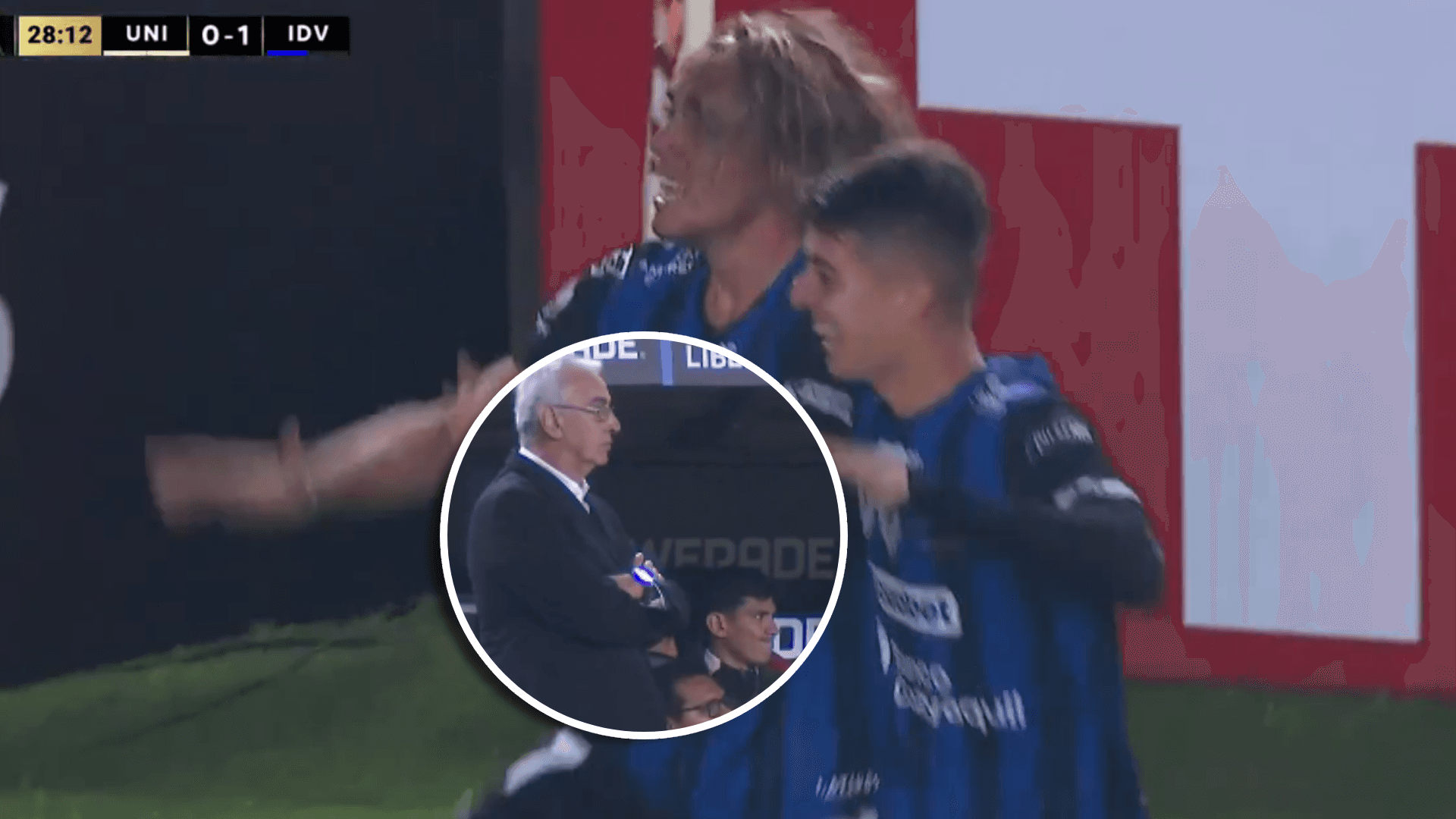 Claudio Spinelli y Jorge Fossati (Foto: Captura ESPN).