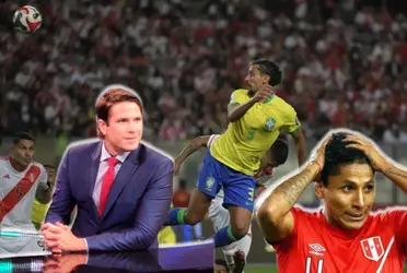 Comentarista deportivo arremetió contra la ‘Pulga’ en el Perú vs Brasil.