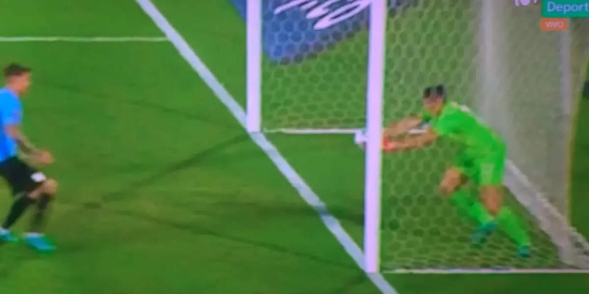 Con un jugada polémica Uruguay venció a Perú