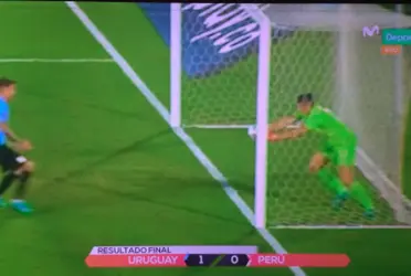 Con un jugada polémica Uruguay venció a Perú