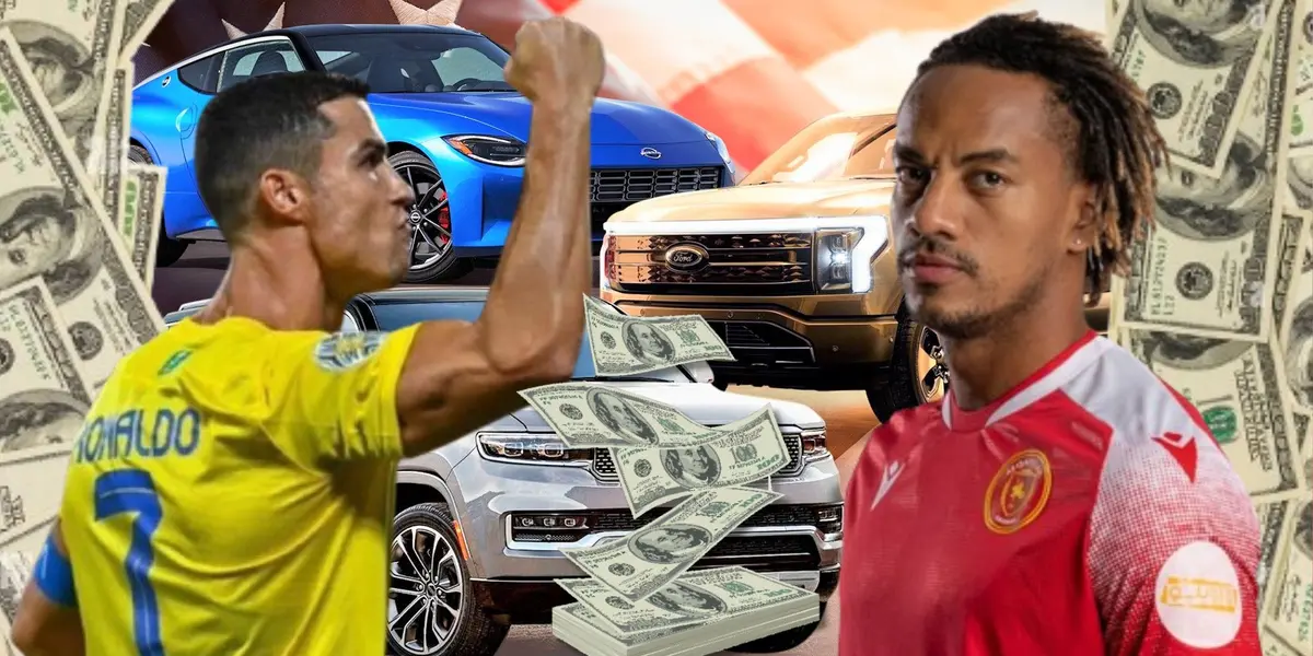 CR7 tiene un Bentley de $250 mil y la lujosa colección de autos de Carrillo