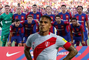 Crack del Barcelona ninguneó a Paolo Guerrero.