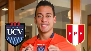 Cristian Benavente con la camiseta de César Vallejo