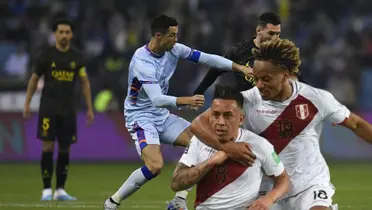 Cristiano Ronaldo - Lionel Messi - Marquinhos - Christian Cueva - André Carrillo (Foto: Marca)