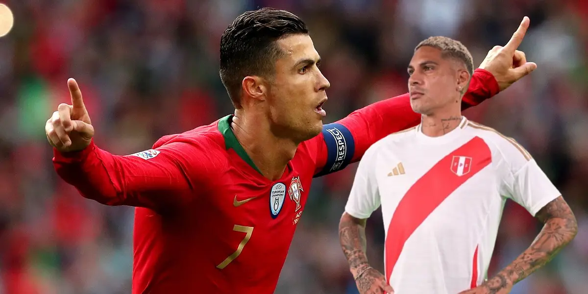 Cristiano Ronaldo - Paolo Guerrero (Foto: Selección Portugal)