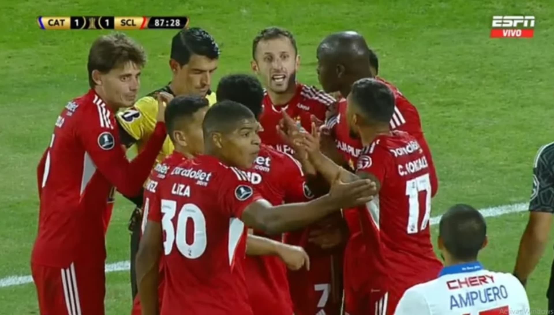 Cuadro 'rimense' cayó 2-1 por un penal inexistente en Chile