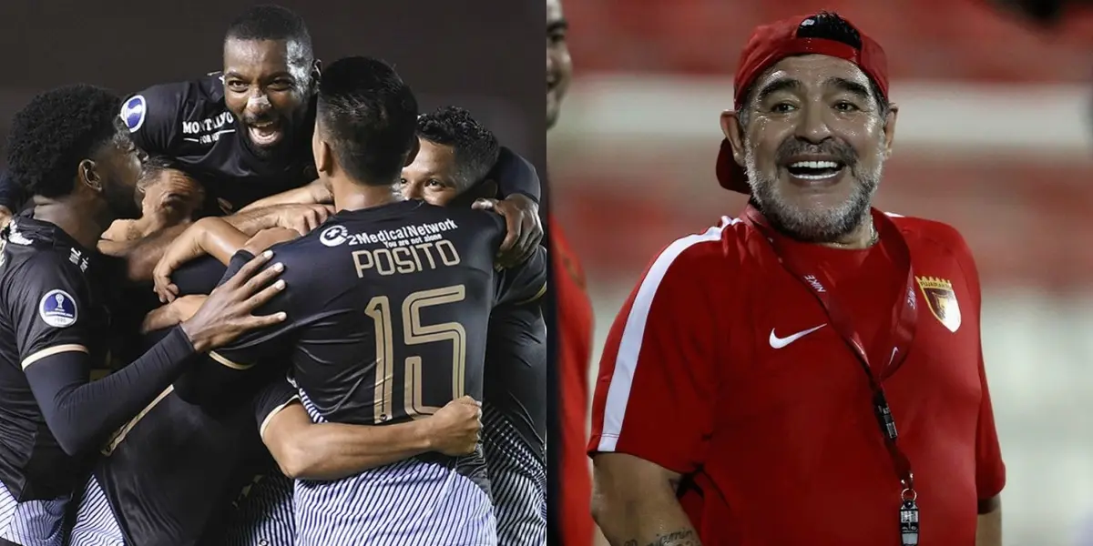 Danilo Carando fue dirigido por Maradona en el Al-Fujairah de Dubai.